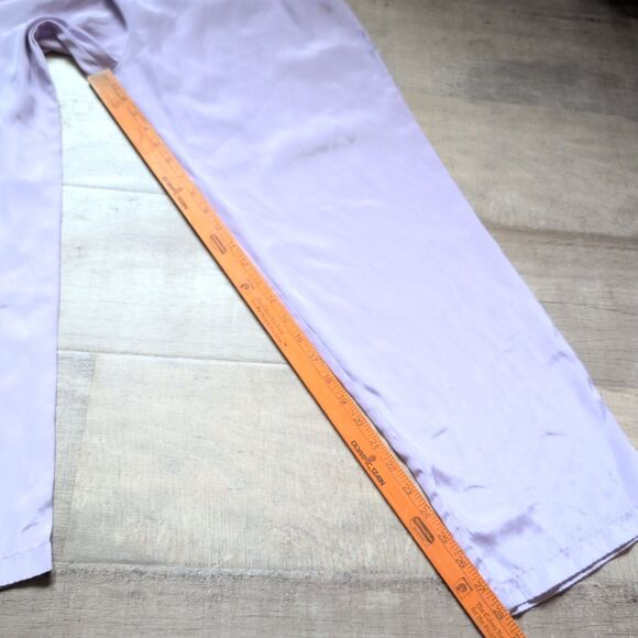 Vintage Victoria's Secret Sleep Pants Women M Satin Purple - Picture 5 of 6